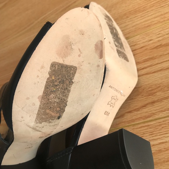 Antonio Melani Block Heels Sz 8 - Picture 6 of 9